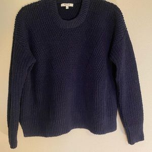 Madewell navy knit sweater